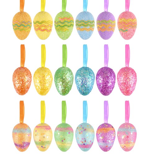 Pâques décoré œufs 5cm - décoré, 18