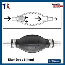 Poire d'amorçage UNIVERSELLE Carburant diamètre 6 MM - ANTIRETOUR