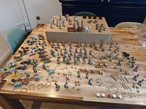 Lot ancien soldat cavalier - soldat, &