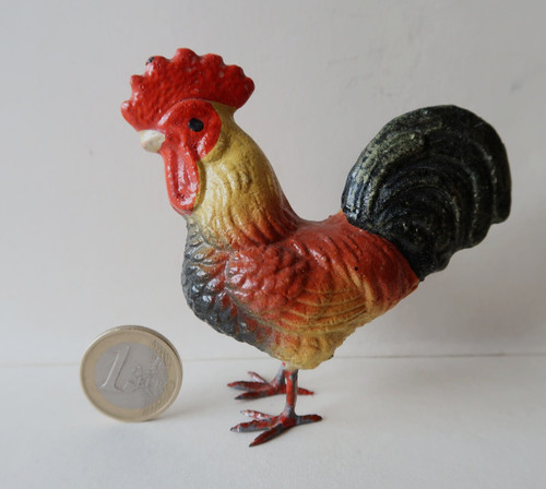 Coq composition pied - coq, plomb