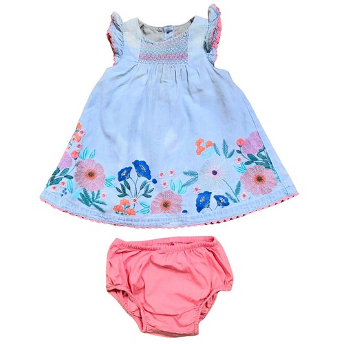 Robe jean bleu - en,