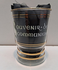 verre souvenir de communion religion culte ancien vintage