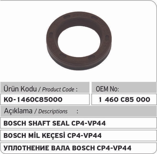 1460c85000 bosch shaft seal - 1460c85000,