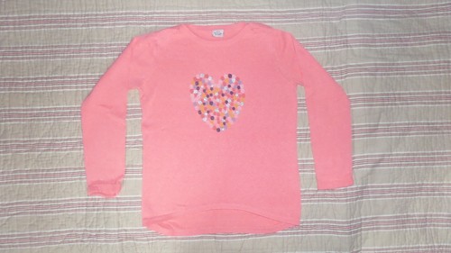 Joli pull motif coeur - coeur, tape