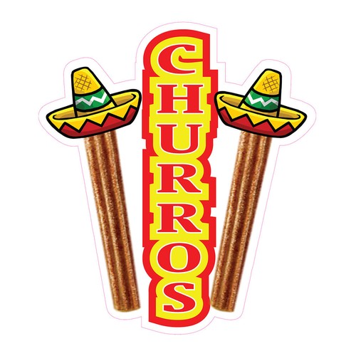 Food truck decals churros - food,