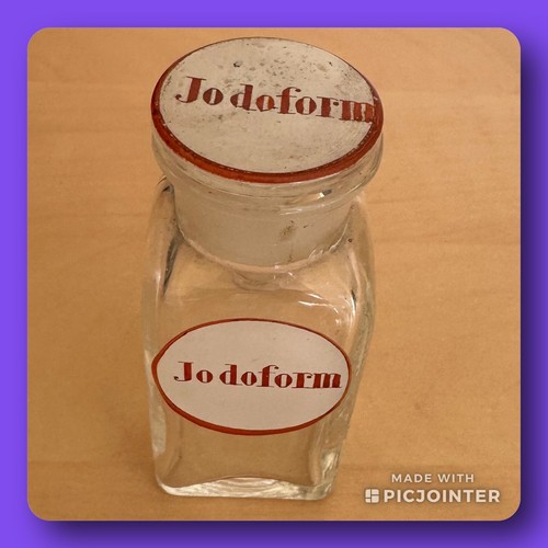 Jodoform bouteille apothicaire