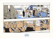 CHALAND F-52 ANAGRAPHIS DÉESSE 1986 PLANCHE 5 EN SÉRIGRAPHIE