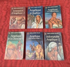 Lot 6 livres Angélique J’ai Lu Anne Et Serge Golon vintage poches