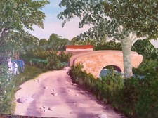 Le pont du pigeonnier huile