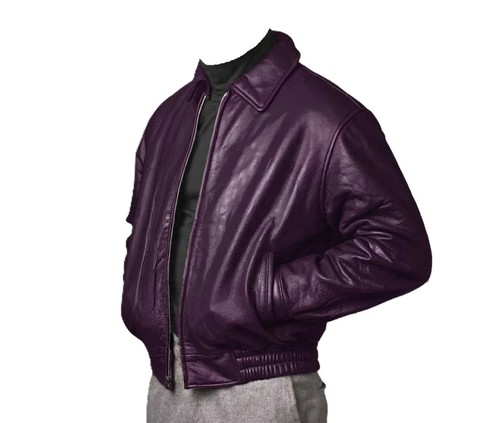 Blouson bombardier cuir - blouson, en