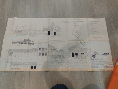Plan architectural parc - plan,