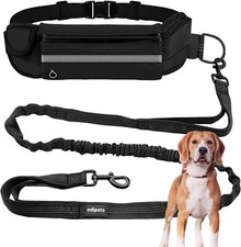 Edipets Laisse Canicross Main Libre Chien pour Ceinture Running Anti tirons