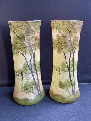 Paire vases t legras - f., t.