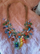 Collier Plastron Multicolore