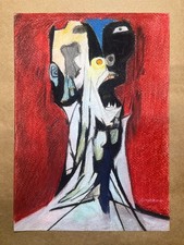 OSWALDO GUAYASAMIN Dessin sur papier (fait main) signé et estampillé...