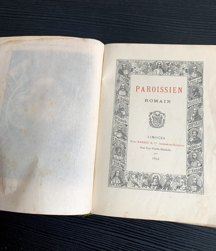 Ancien missel paroissien - missel,