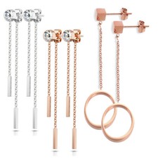 Oreille Prise Inox Boucles