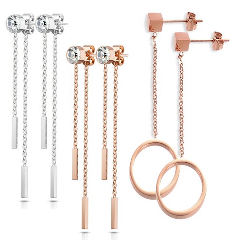 Oreille prise inox boucles - prise,