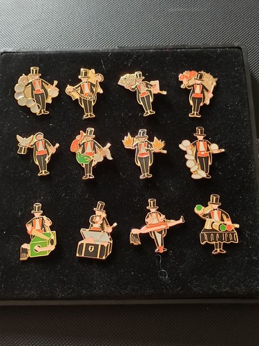 Coffret pin pins signé - 12,