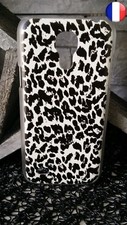 Coque Plastique Rigide Housse pour SAMSUNG S4 MINI - Peau Leopard Tache 