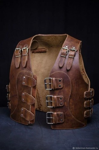 Veste médiévale cuir - veste,