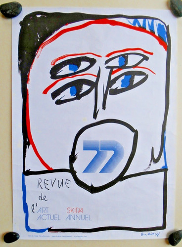 Affiche alechinsky revue - affiche, .