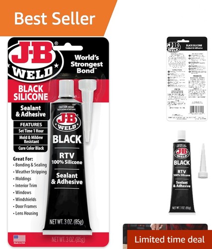 Durable black rtv silicone - black,