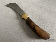 Couteau de poche serpette élégance damas palissandre