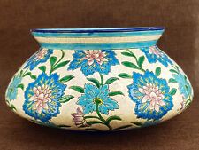 Superbe Rare Grosse Jardinière Emaux De Longwy  19ème A Restaurer Top+++ 