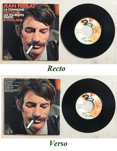 Jean ferrat disque super 45t - jean,