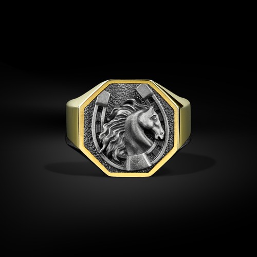 Bague chevalière homme
