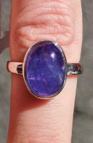 Bague tanzanite cabochon - tanzanite,