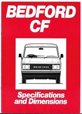 Bedford CF Specification 1983