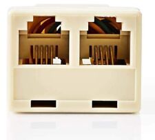 Séparateur Téléphonique 2 Sorties RJ11 Prise F Téléphone Fax Modem PC Câble