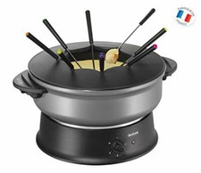Appareil Wok Fondue Compactable Portable Multifonctions Alu Familial 8Pers 1200W