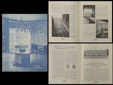 GLACES ET VERRES n°41 1934 BRASSERIE MAXEVILLE PARIS, JACOB DELAFON, ROUX SPITZ