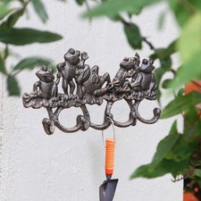 Crochet mural grenouille en