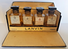 Ravissant coffret de parfum miniatures de LANVIN - Extrait de Parfum - vintage
