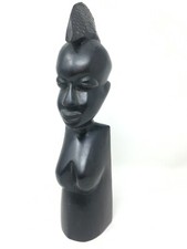 Statuette Statue Africaine Bois Sculpté Afrique African Carved Wood Statue 