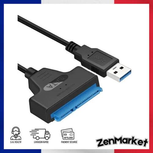 Adaptateur sata iii - sata, 2.5"