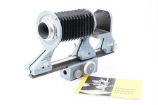 Accessoire photo. Soufflet macro avec objectif Aus Jena T f/2,8 - 50mm.