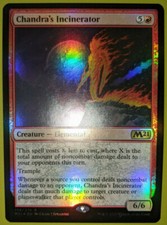 mtg magic 2021 m21 incinérateur chandra's incinerator FOIL ENGLISH FRENCH 4 avai