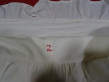 anciennehousse d édredon vintage blanche  litou  2places couette