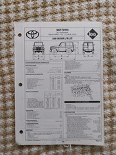Fiche technique Toyota Land Cruiser LJ 70 73 2.5 TD Mot 2L T  Regla tech 1990 