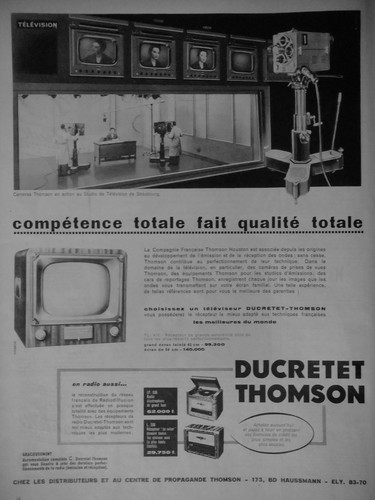 Publicité ducretet thomson - publicitÉ,