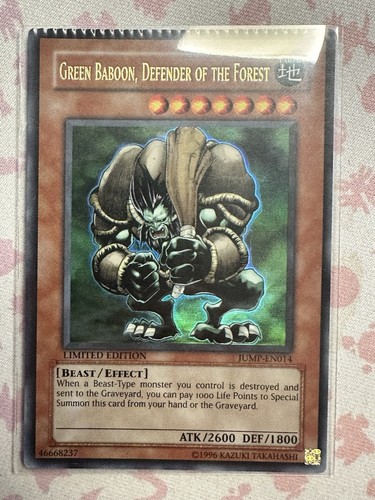 Carte green baboon - carte,