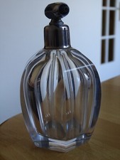 SAINT LOUIS ANCIEN VAPORISATEUR CRISTAL TAILLER FORME S.12 LARGES COTES PLATES