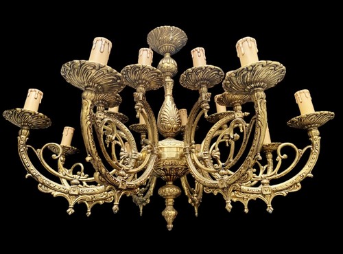 Majestueux lustre lumières - lustre,