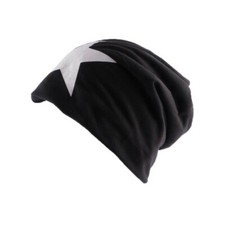Bonnet Biker oversize Noir