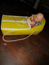 Ancien Vintage couffin et